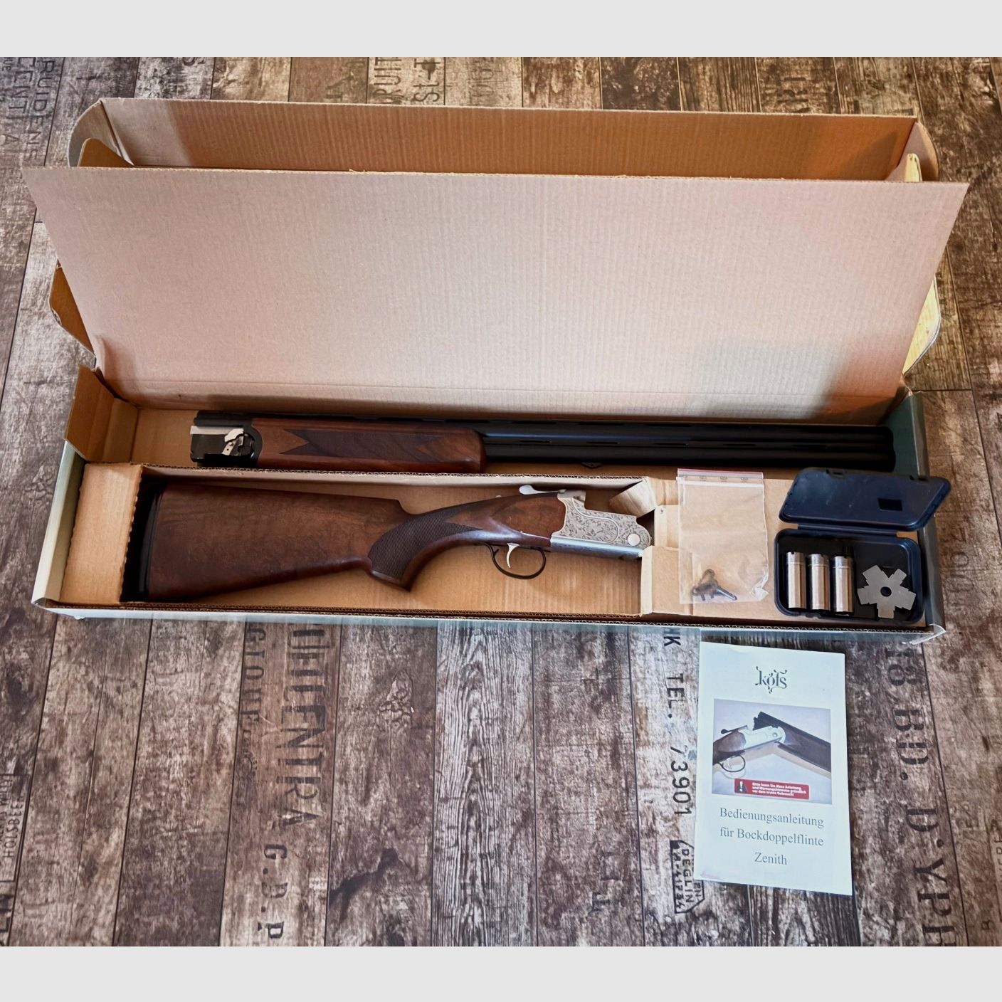 Bockdoppelflinte Kofs Zenith SXE 12/76 mit Ejektor /// Guter Gebrauchtzustand!