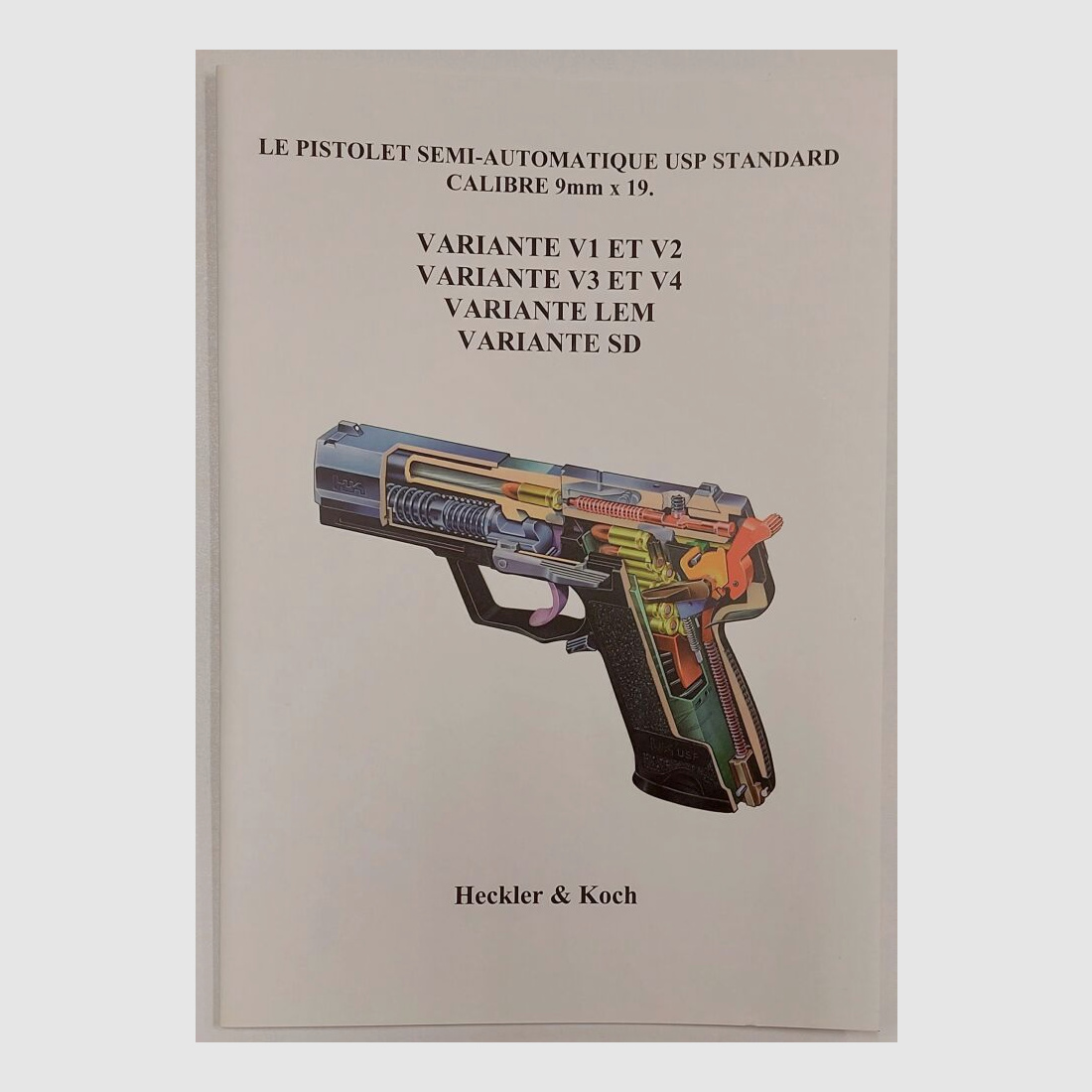 Instrukcja Heckler & Koch dla USP Standard, hiszpański