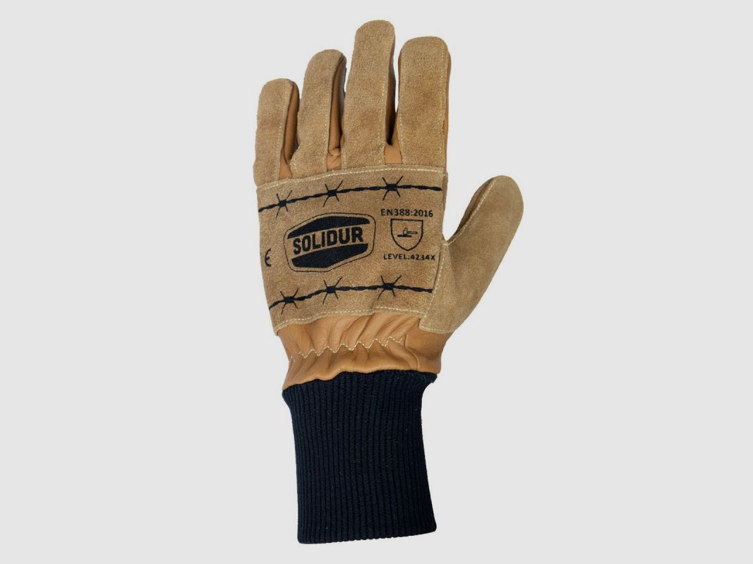 Solidur Handschuhe aus verstärktem Leder für intensive Arbeiten, Bild 2 von 8
