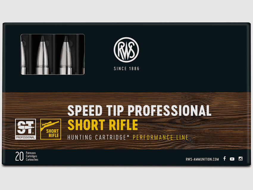 RWS .308 Win Speed Tip Pro Short Barrel 165gr. - 20 St.