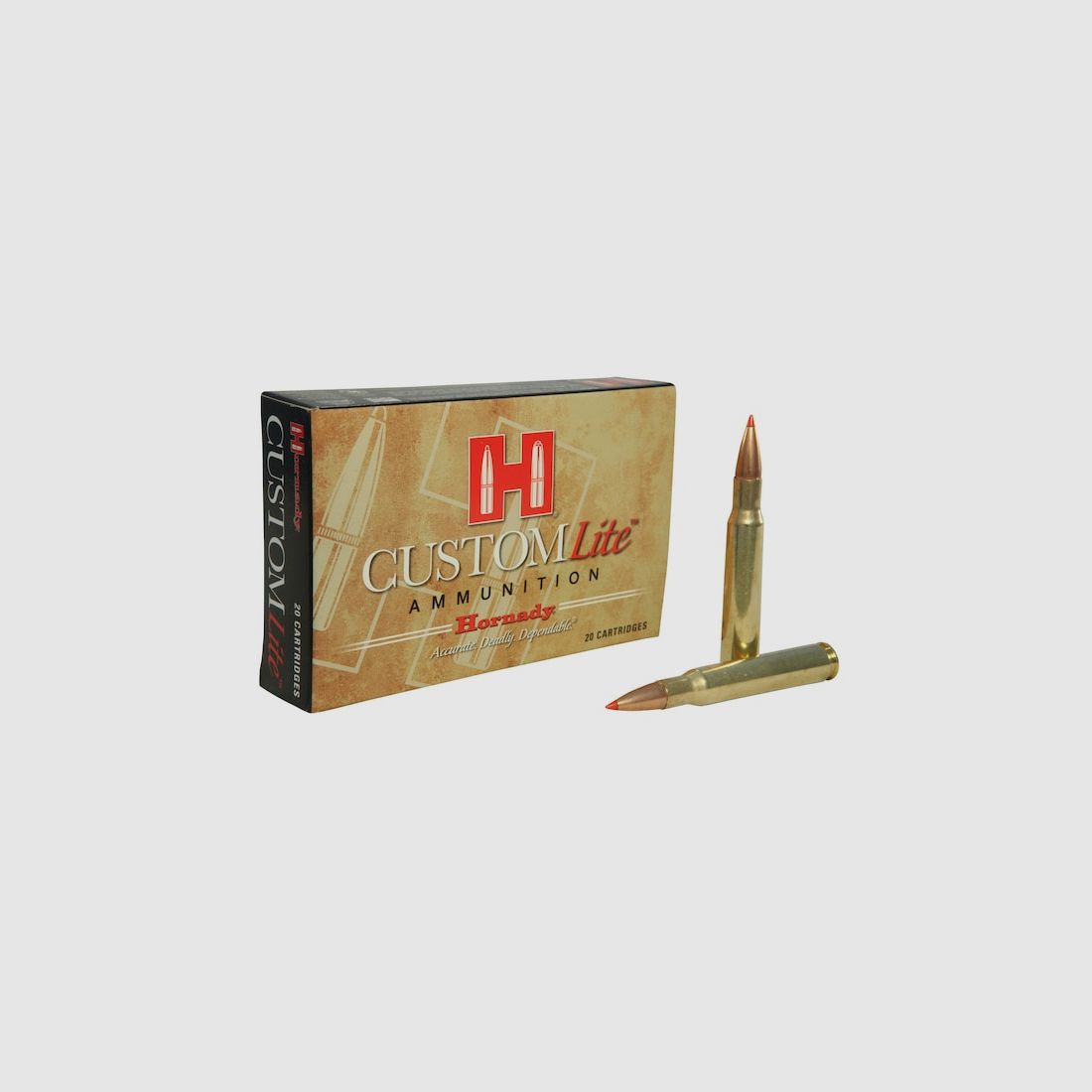 Hornady Custom Lite .30-06 Sprg. 125GR SST 20 cartridges