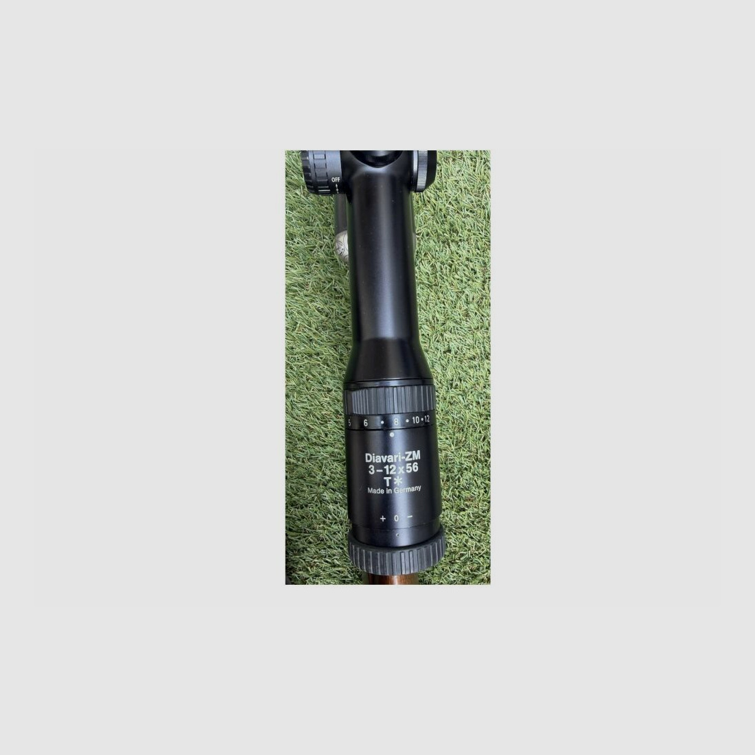 Heym Drilling mit Zeiss 3-12x56 und Einstecklauf .22Hornet 20/76;9,3x74R