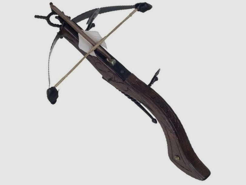 Kleine Mittelalter Armbrust-Pistole Lnge 32 cm + Pfeil