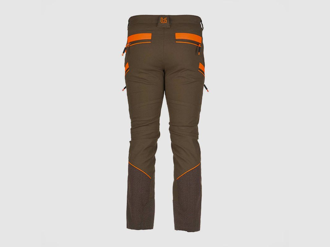 PANTALONE – UNIVERS – CACCIA CANVAS TOP KEVLAR® Verde/Arancio, immagine 4 di 6