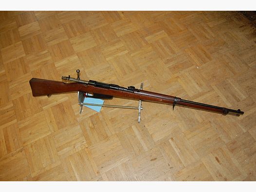 Rep. Büchse Langer Carcano M 91 FAT 42Kal 6,5x52Carc. Nrgl auch der Schaft vom Sammler