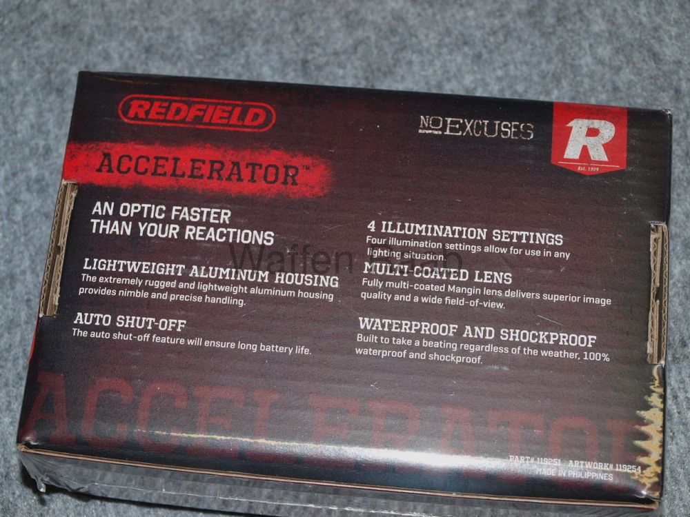 Visée point rouge Redfield Accelerator