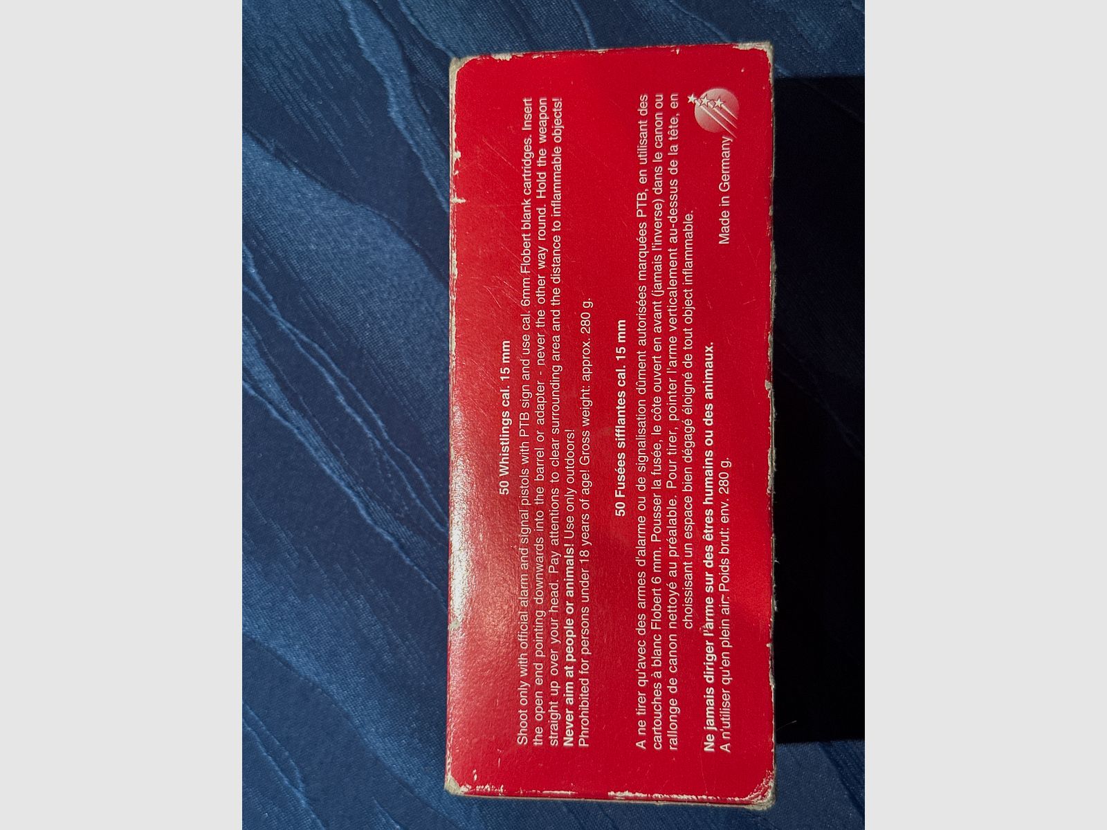 Cartouches à sifflet Umarex-XL (projectiles à sifflet, 15 mm)