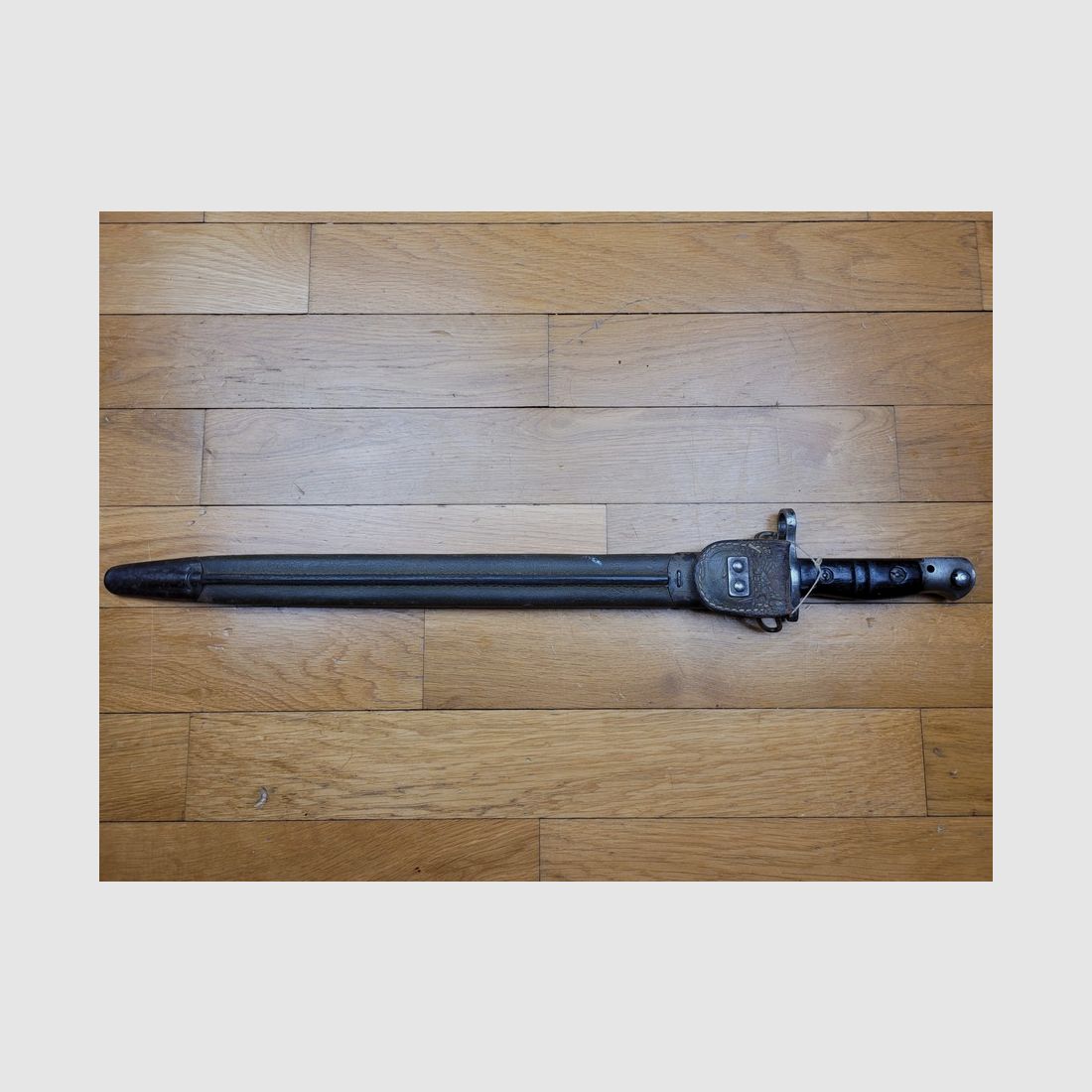 Belle Baïonnette US17 – fabrication Remington de 1917 – rare fourreau US du 1°type – Tête aigle + grenade – TBE+, image 15 sur 15