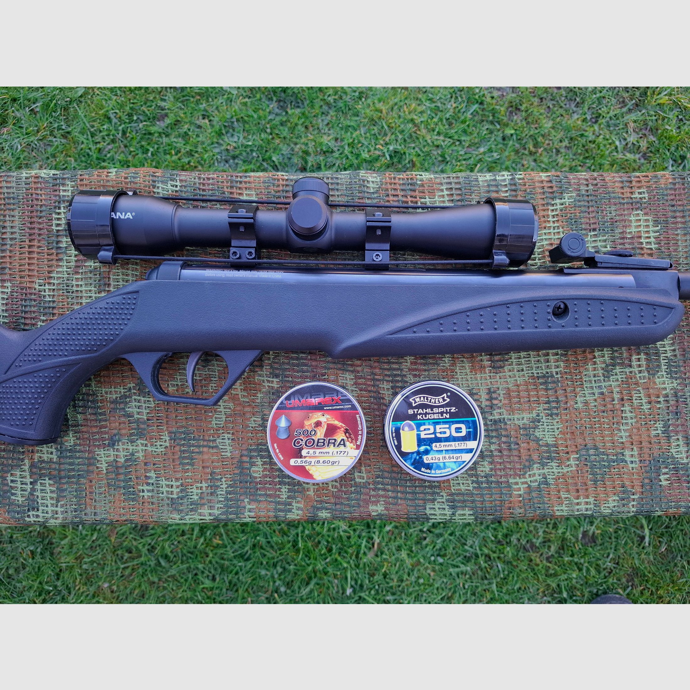 Diana twenty-one 4,5mm (F) inkl. DIANA Zielfernrohr 4x32