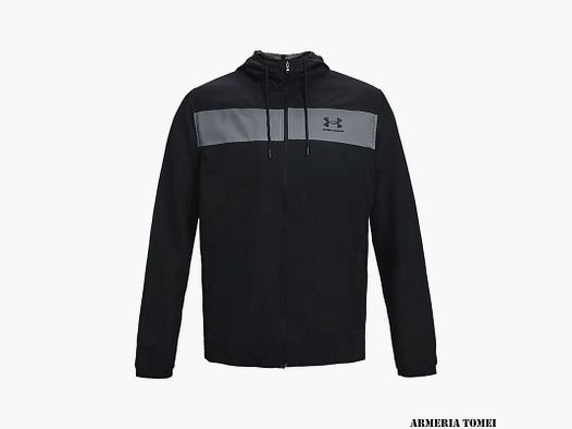 UNDER ARMOUR – HERREN – SPORTSTYLE WINDBREAKER Jacke Schwarz / Pitch Gray – 001