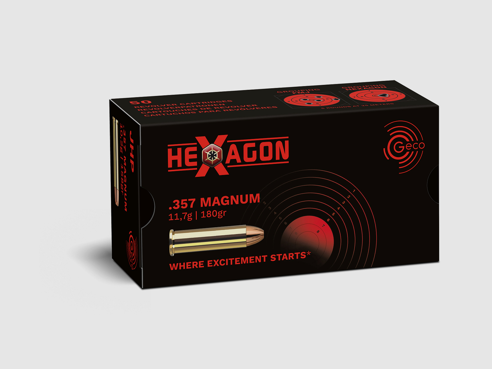 GECO .357 Mag Hexagon 11,7g.