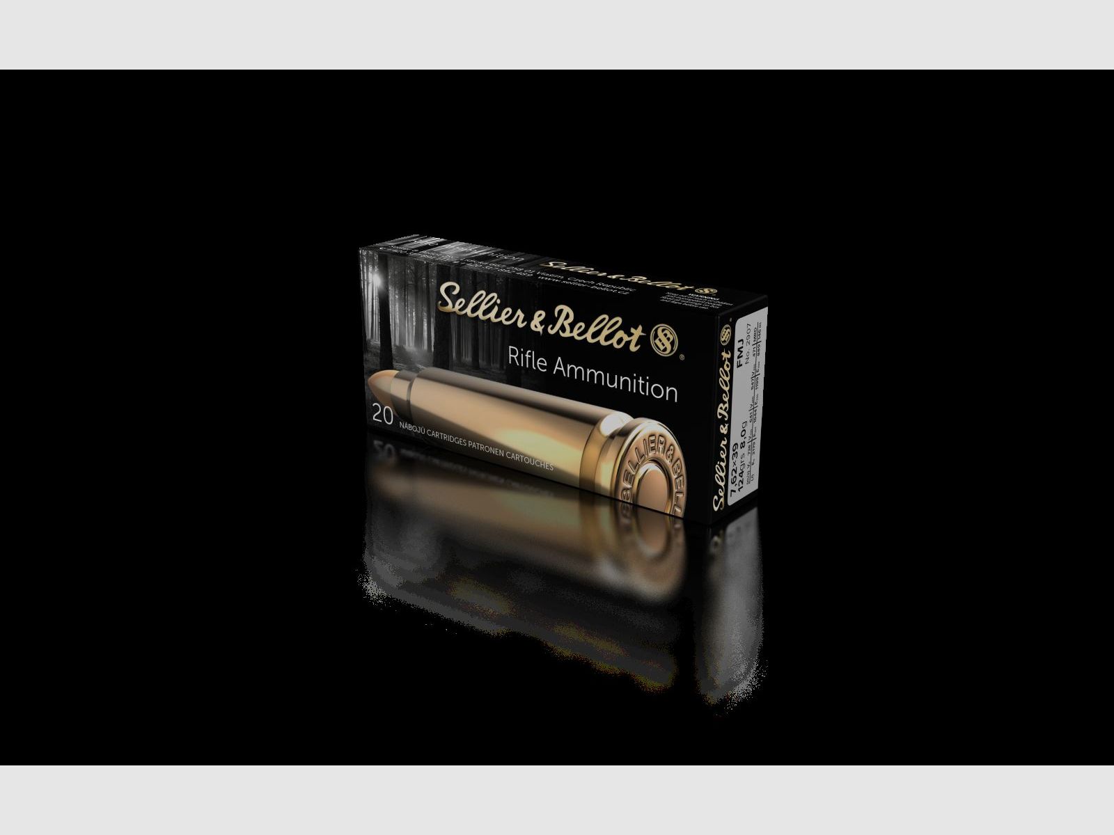 AMUNICJA KULOWA S&B 7,62X39 FMJ 8G
