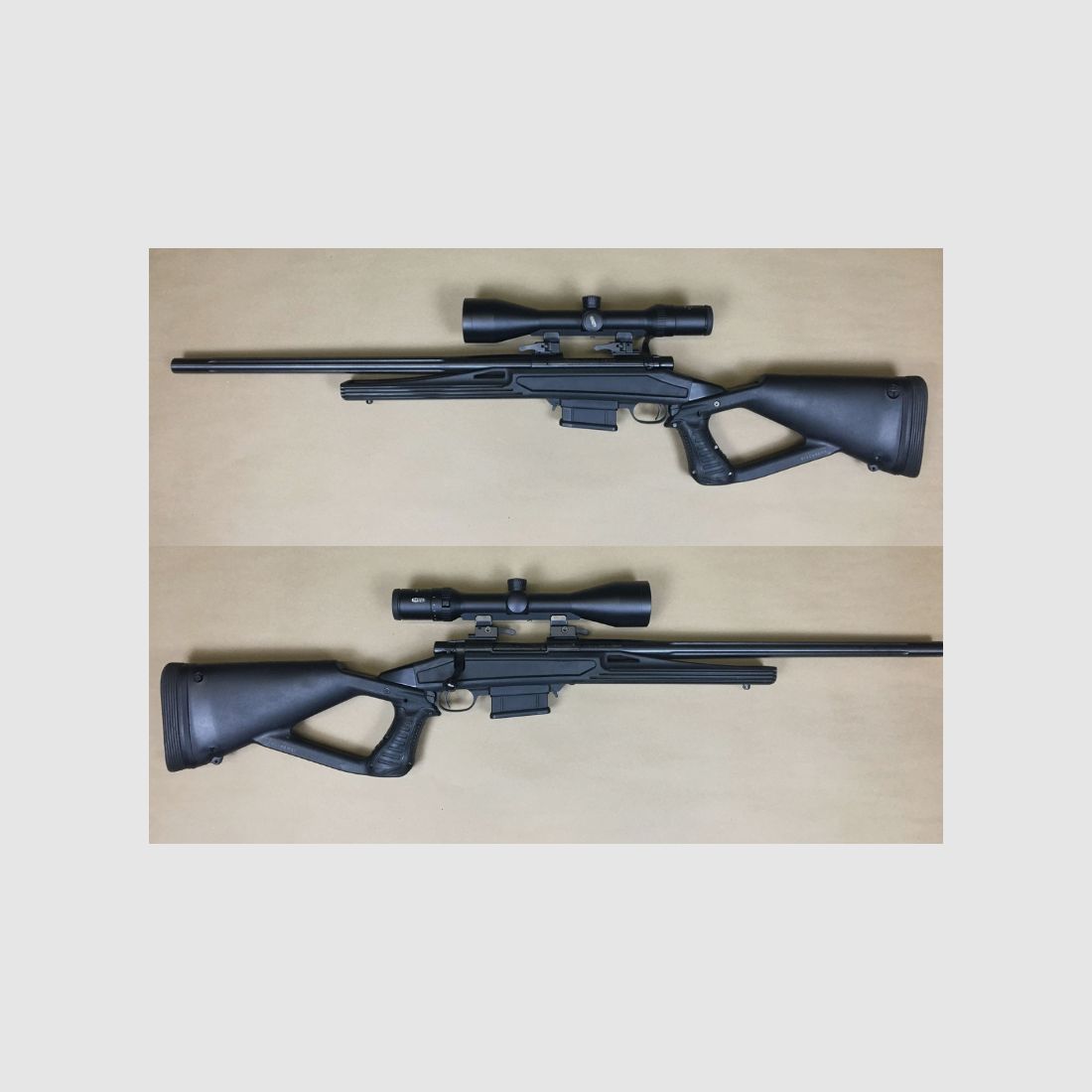 Rifle repetidora HOWA Japón Cal. .308 Win con visor Meopta 3-12x56