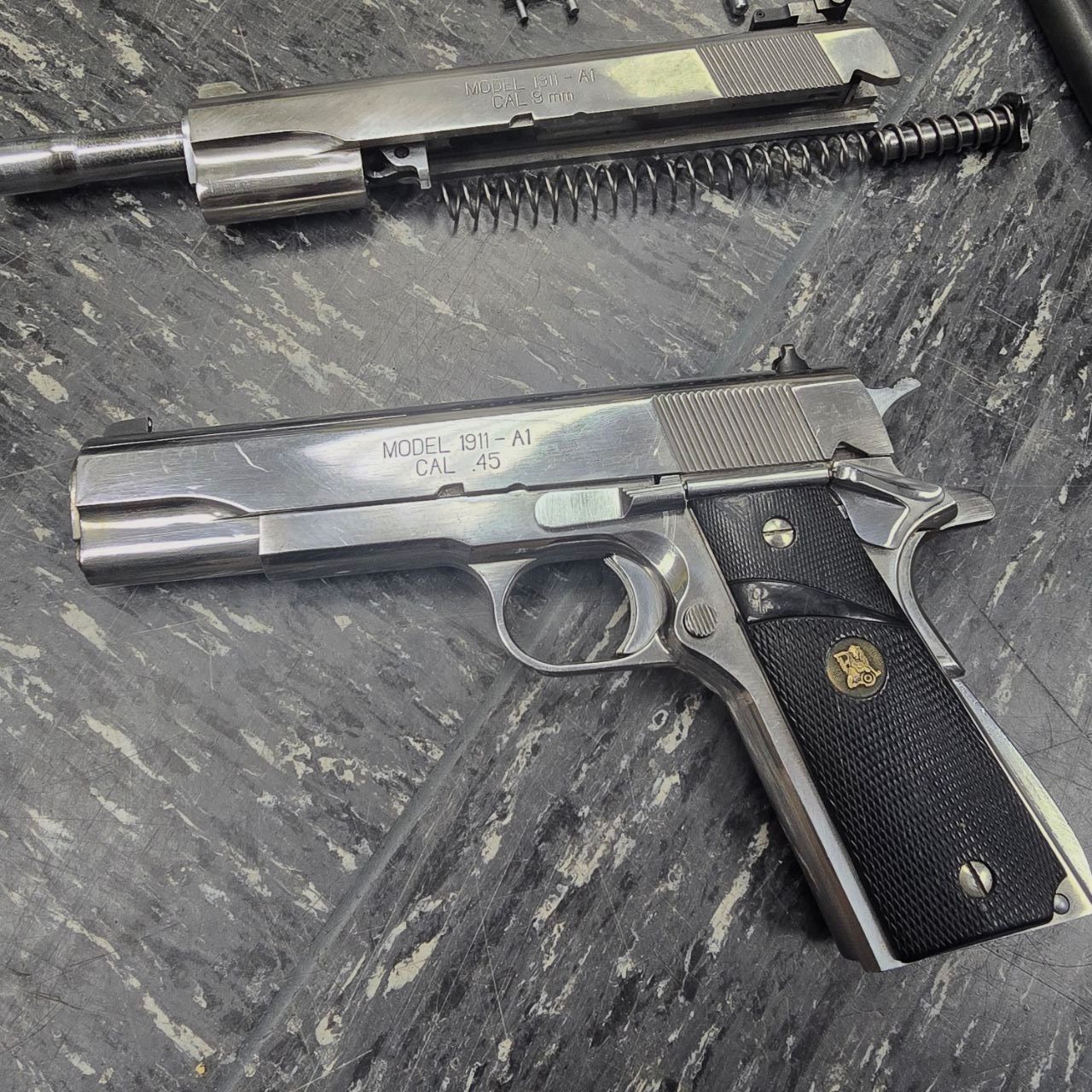 Springfield Armory 1911 – calibro .45 ACP e 9 mm Luger (sistema intercambiabile)