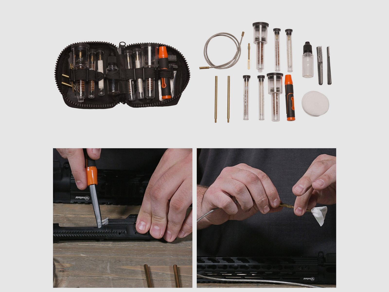 AR15 / AR10 Waffenreinigungsset .223 und 308 Cleaning Kit Waffenpflegeset Reinigungsset Firefield