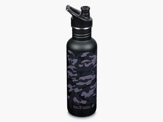 Botella Klean Kanteen camuflaje - de una sola pared - aproximadamente 800 ml - Camuflaje oscuro