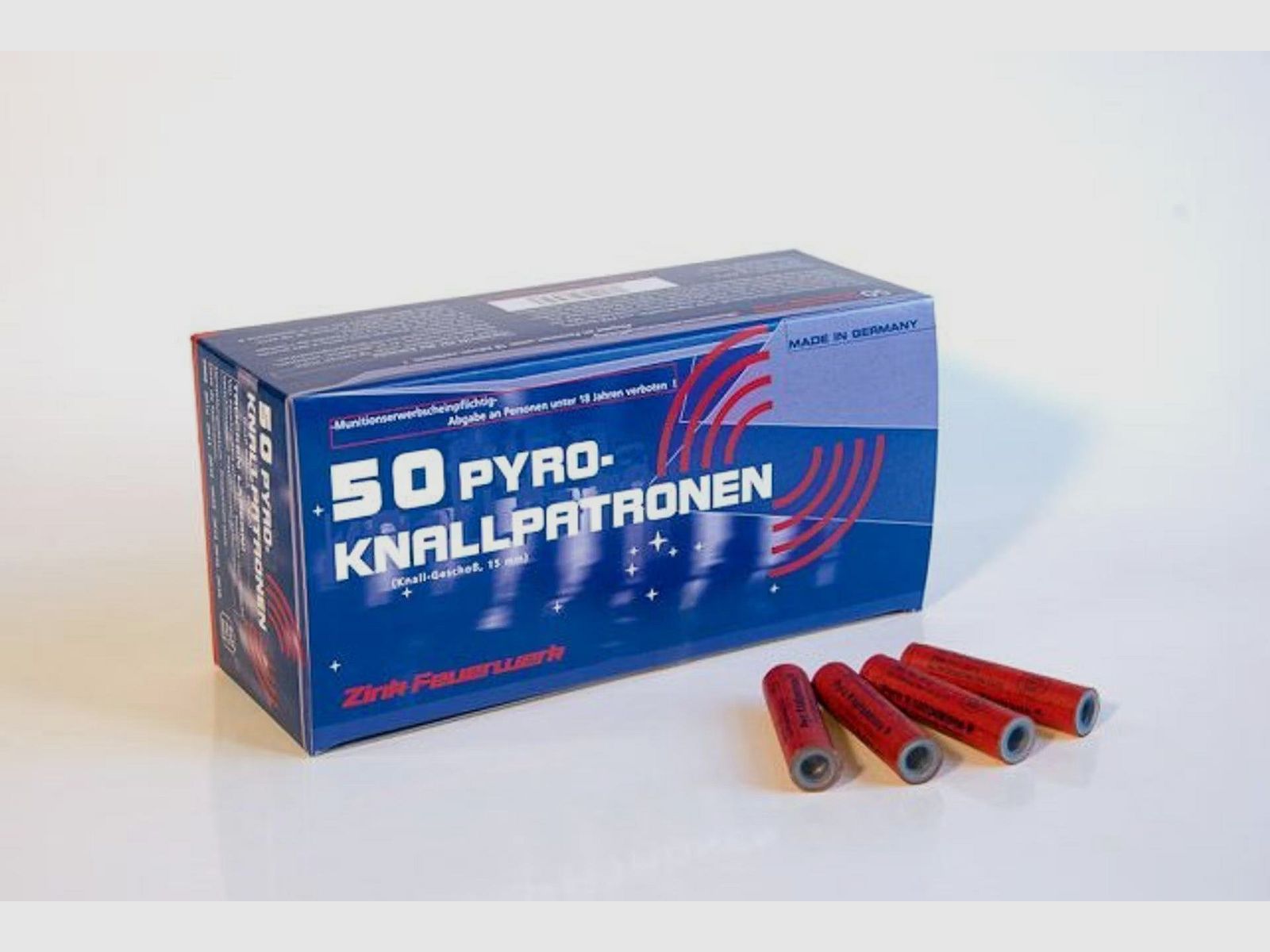 Kapiszony 15mm od Zink, 50 strzałów zgodne z CE