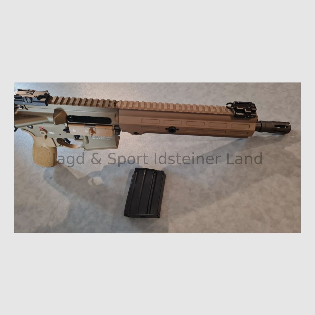 Heckler & Koch MR223-A3, LL:11"/approx 28cm, sand color, sportily approved!