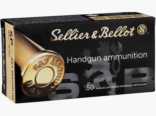 .357 Mag. Teilmantel 10,2/158grs. Sellier & Bellot