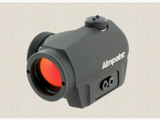 AIMPOINT Leuchtpunktvisier Micro S-1 (FLINTE) 6 MOA   -schwarz, matt