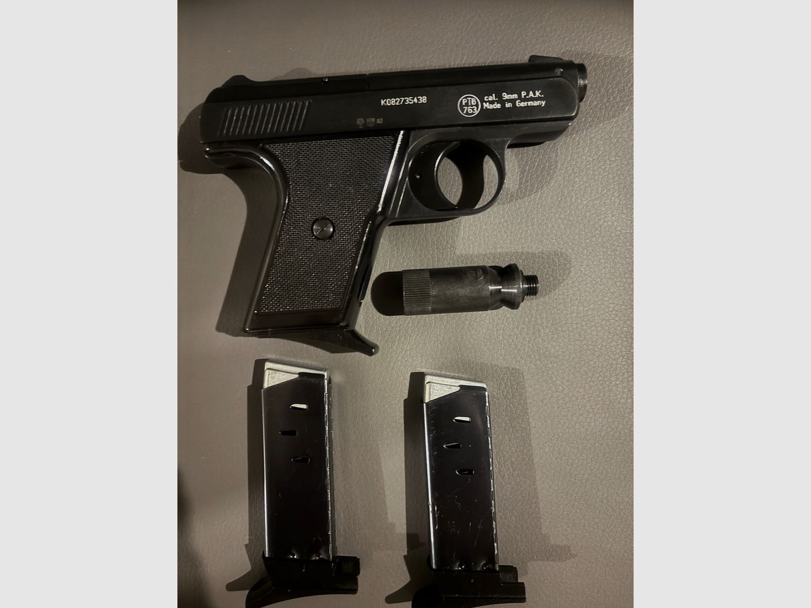 Reck Goliath, Kaliber 9 mm P.A.K.