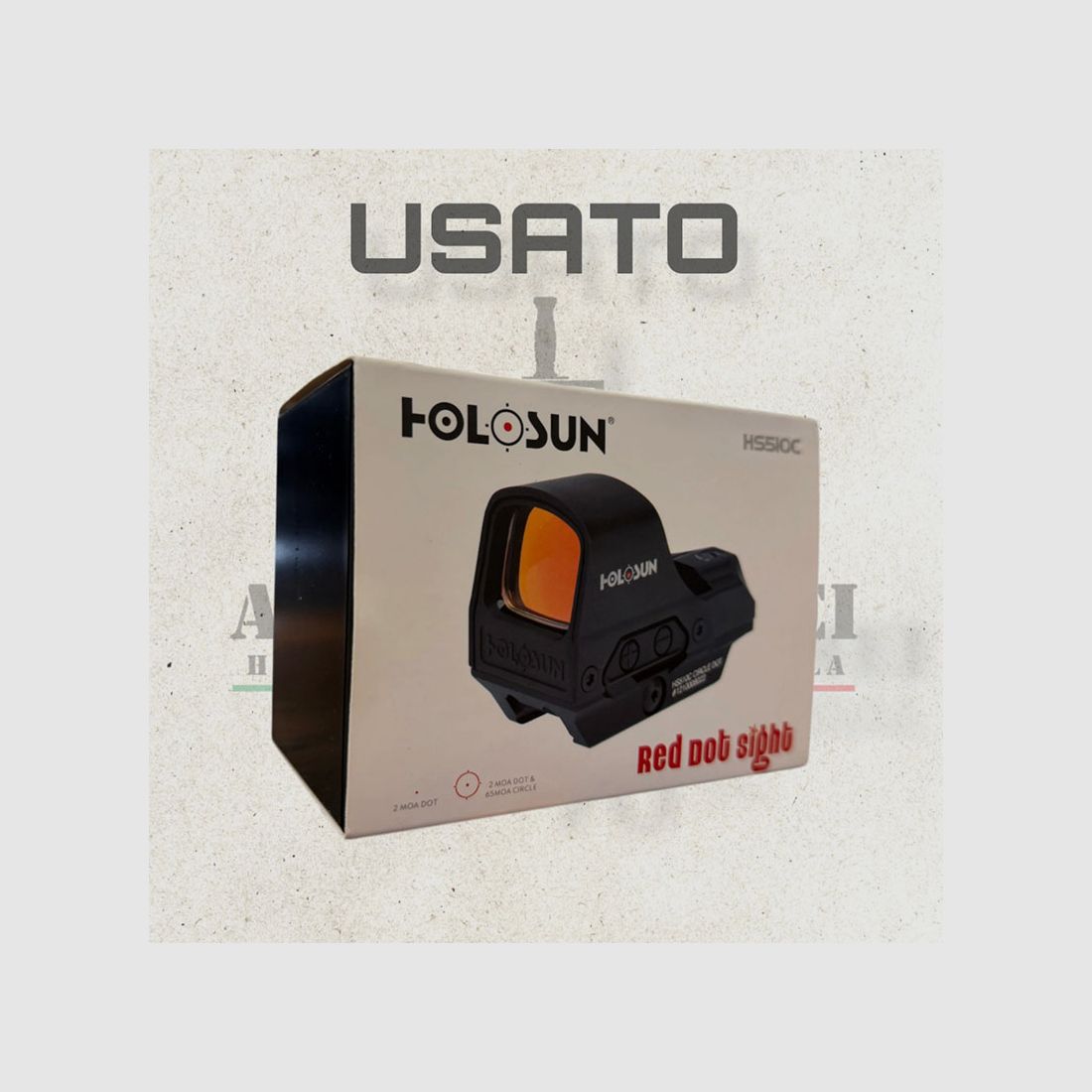 USED – RED DOT – HOLOSUN – HS510C 2MOA, image 7 of 7