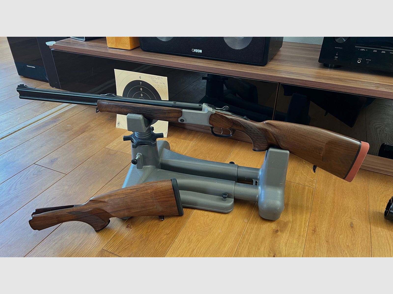 Blaser combinato B 95 7x57R & 20/76 Magnum & .22 Hornet K+S canna intercambiabile regolabile da davanti ESL BBF95, immagine 1 di 7