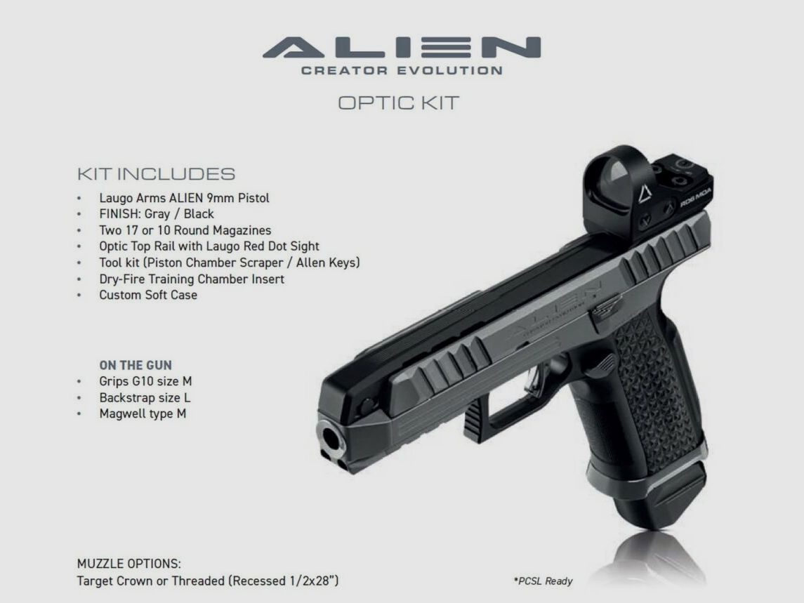 Laugo Arms Mod. ALIEN Creator Optic Kit