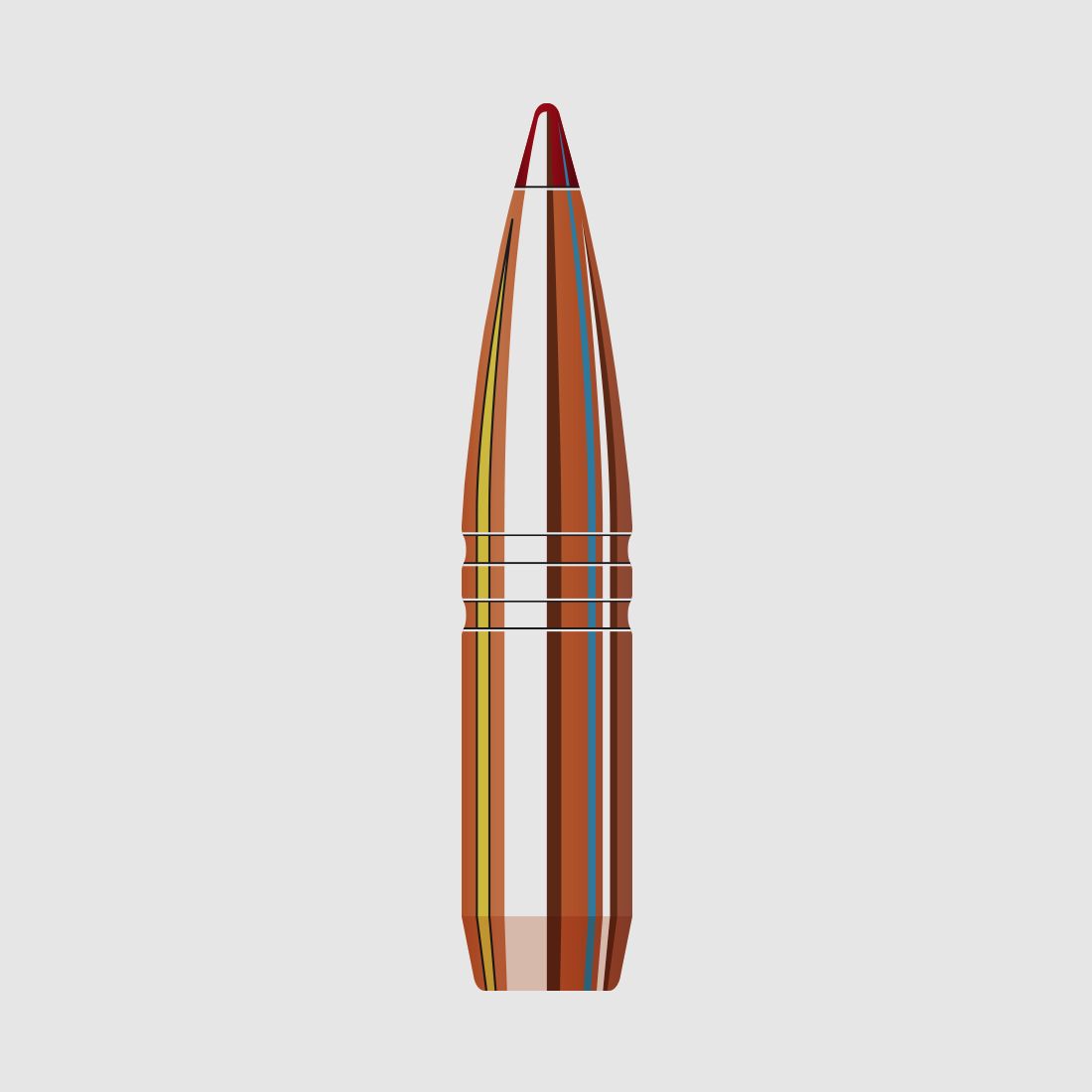 Hornady Geschoss 7mm/.284 CX 150GR bleifrei 50 Stück