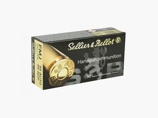 Sellier & Bellot 45 Auto FMJ 230 gr