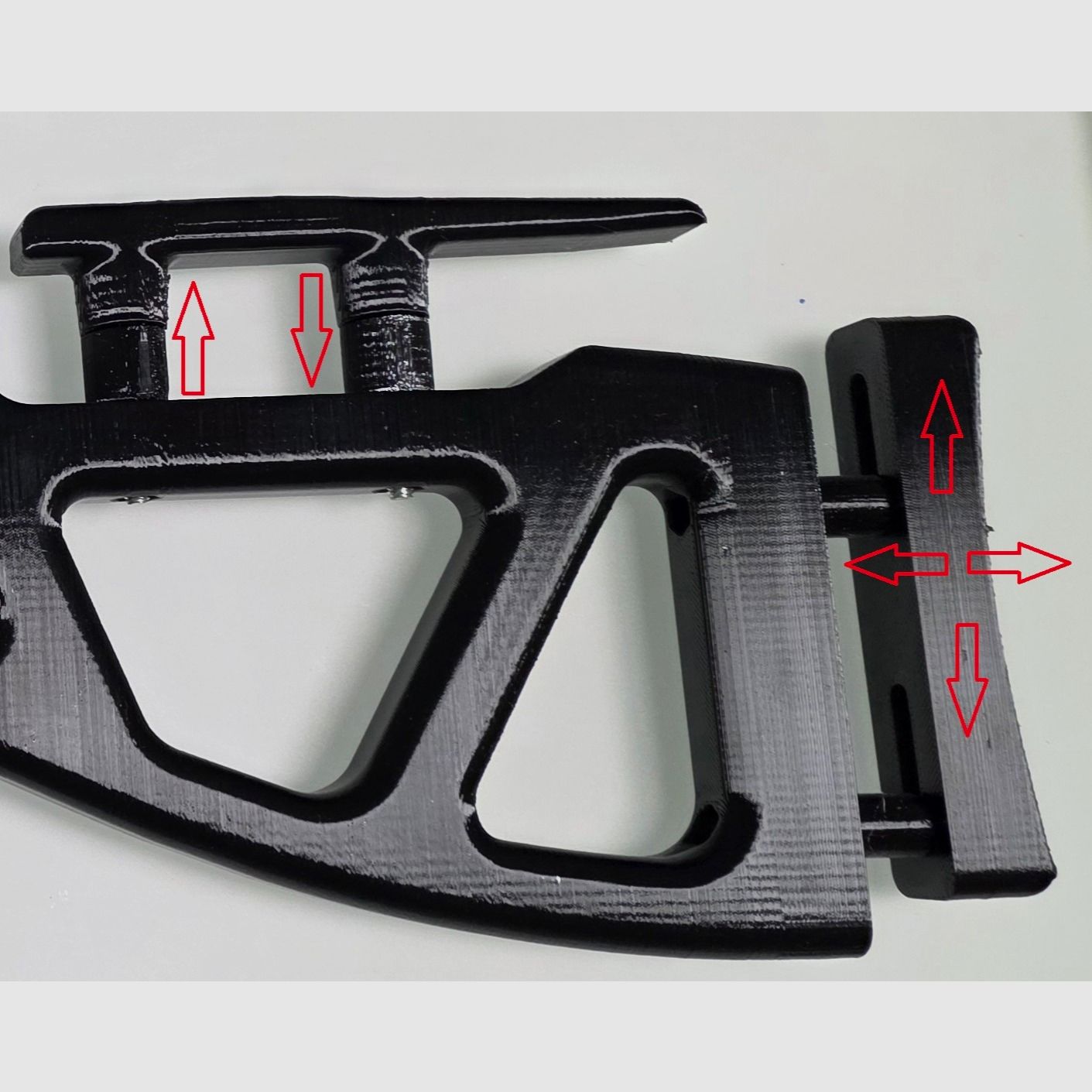 Grip / stock for Diana Chaser Bandit Airbug PETG black #02, image 3 of 9