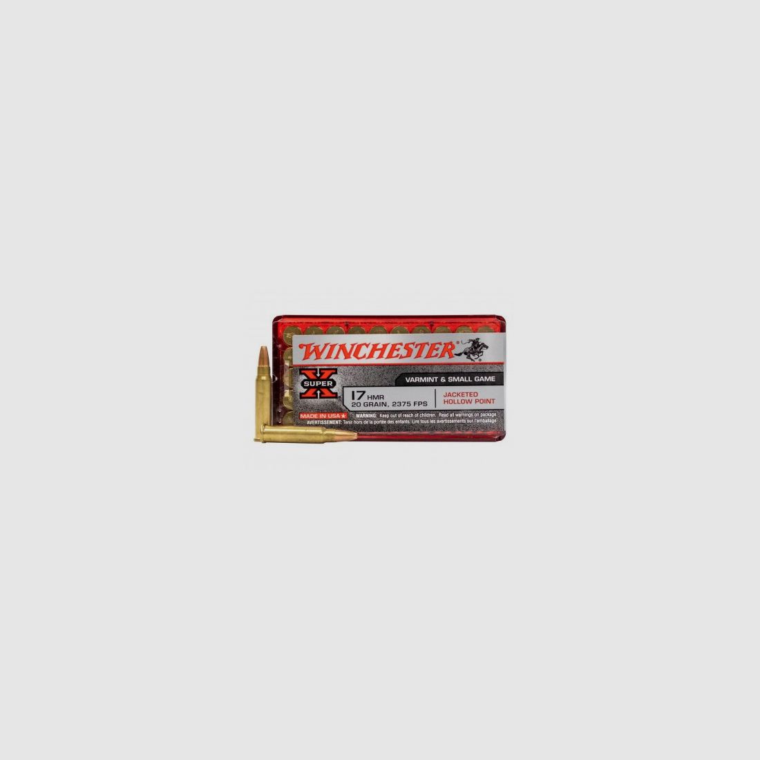 WINCHESTER 17 HMR 20 GRAIN SUPER X