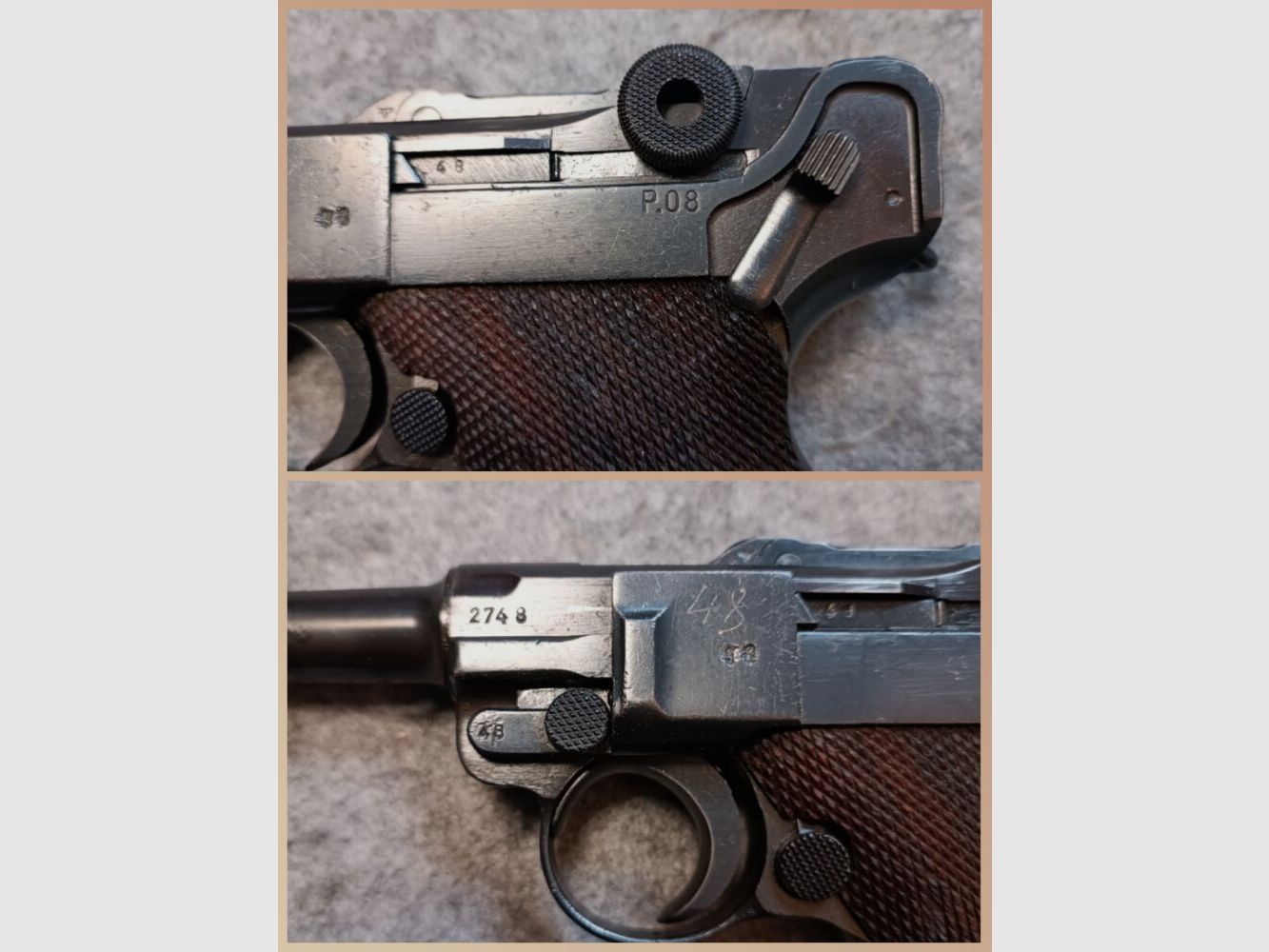 Mauser Code byf 42 Mod. P.08 nummerngleich* schöner Zustand