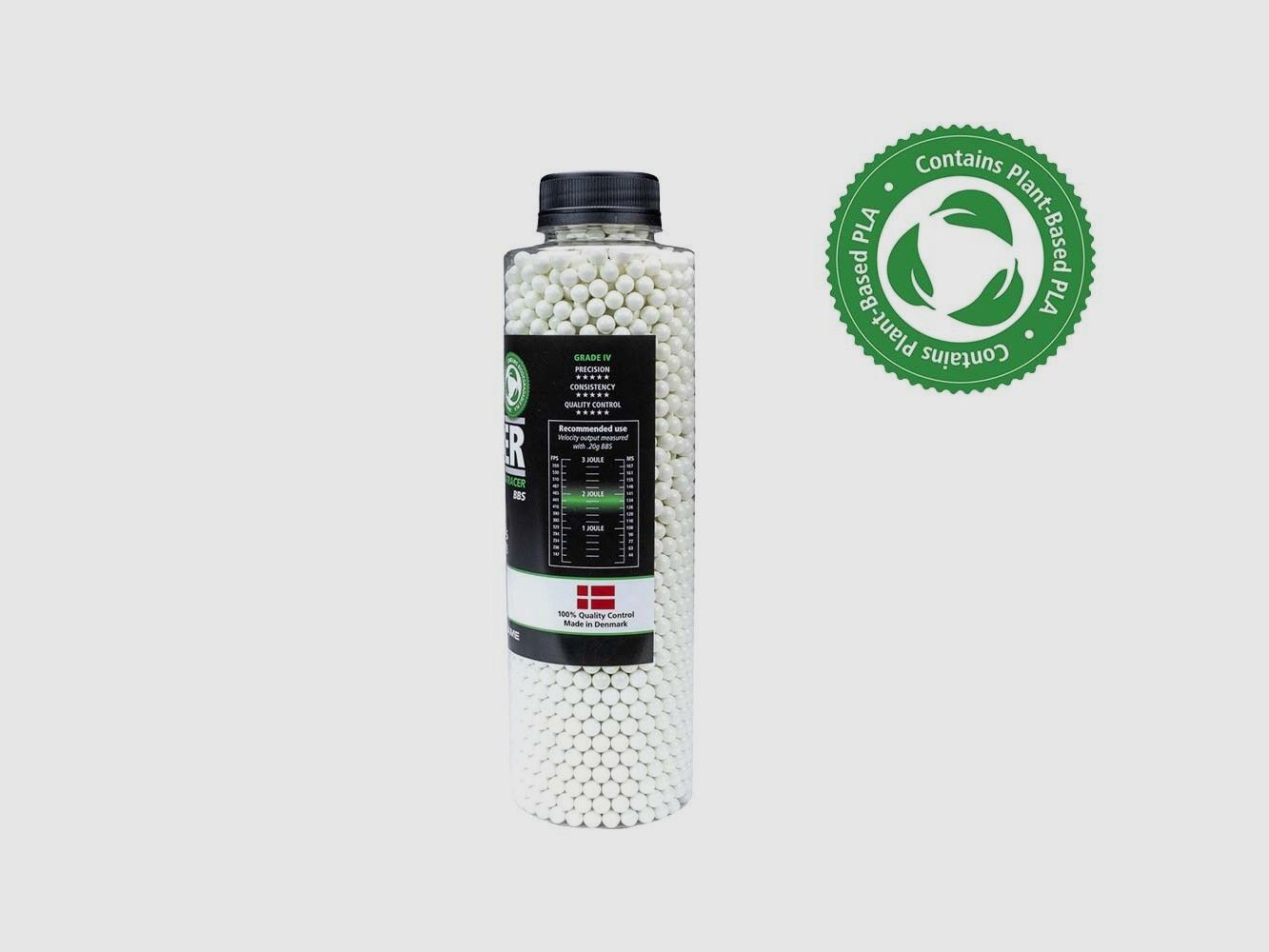 ASG Alpha Blaster Tracer 3300 Stk 6mm BB / 0,32 g / BIO / Grün, Bild 2 von 3