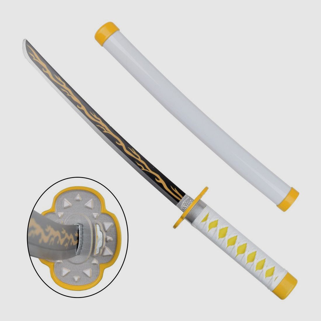 Mini Katana Agatsuma Zenitsu Złoty Demon