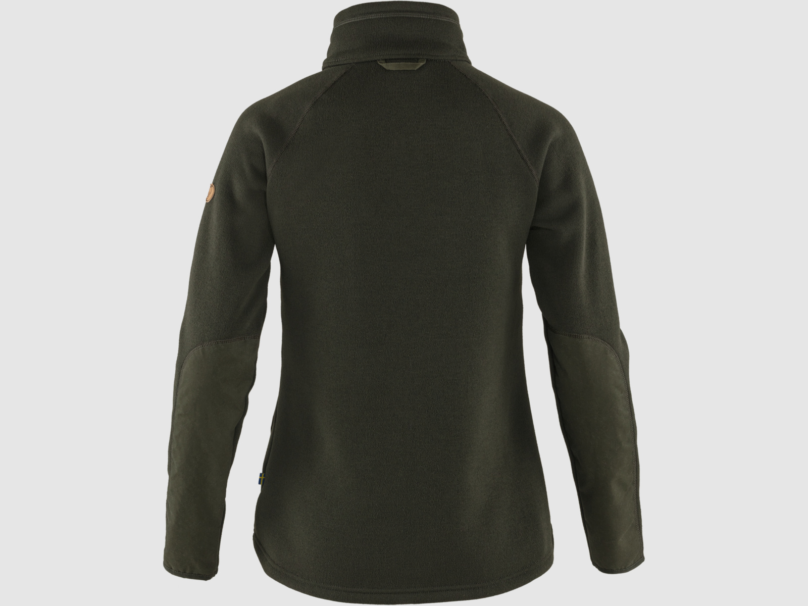 FJÄLLRÄVEN Övik Fleece Zip Sweater W Deep Forest