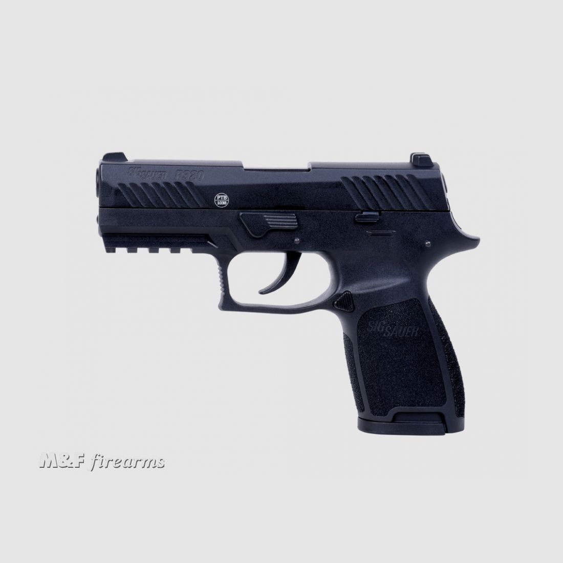 SigSauer P320 Schreckschusspistole Kaliber 9 mm P.A.K.