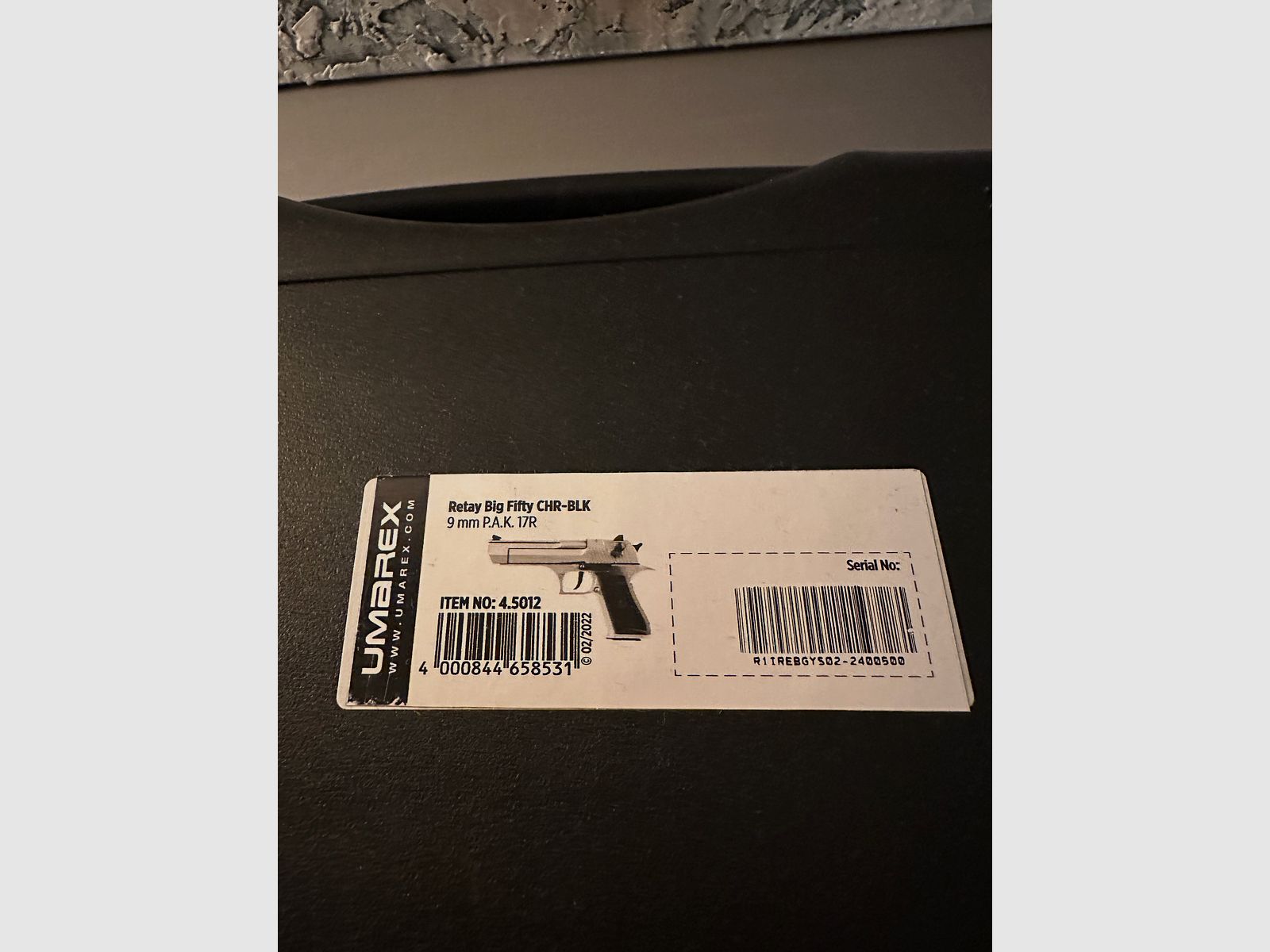 Retay Big Fifty Chrom NEW + spare magazine