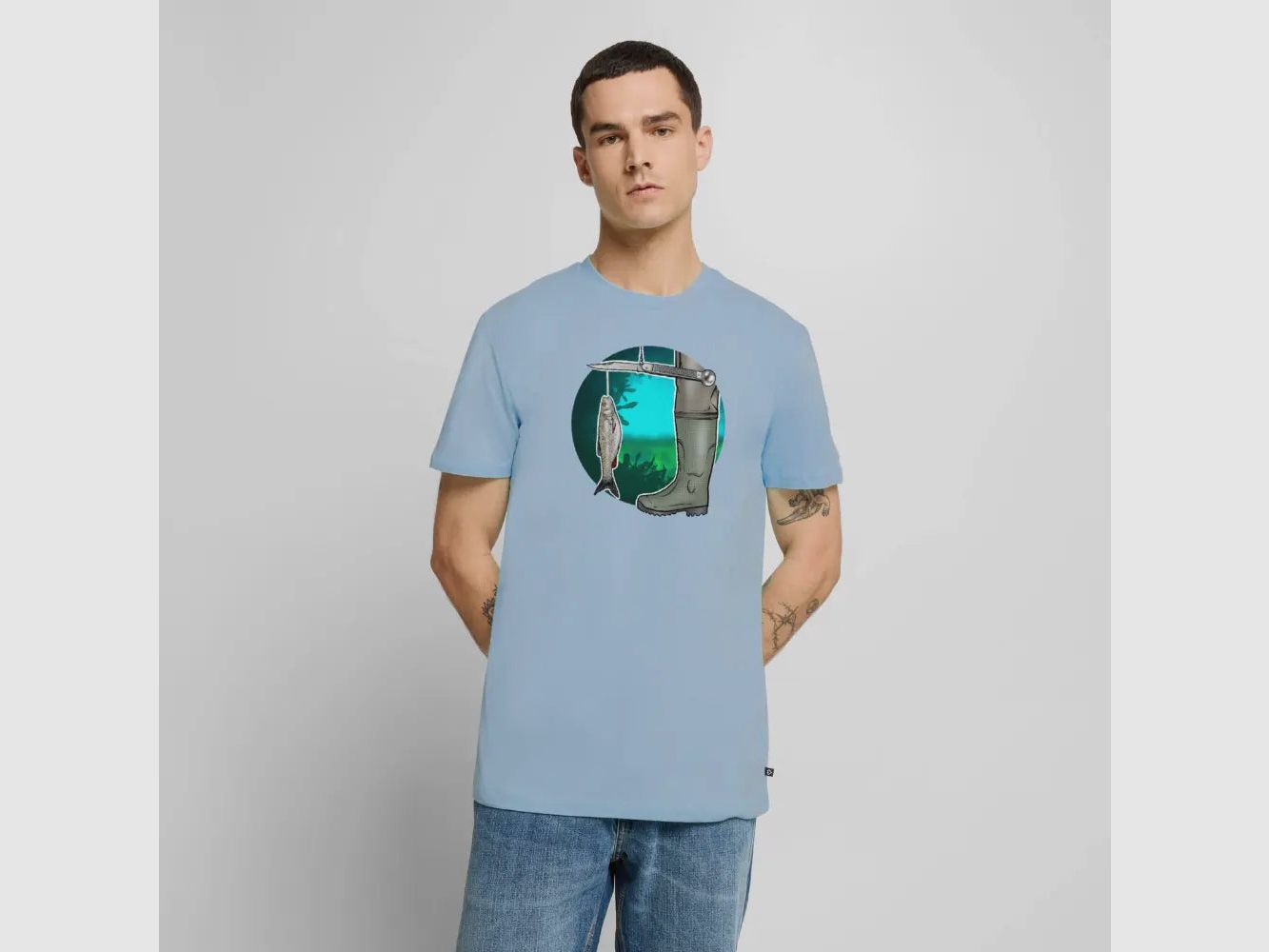 PUMA Men´s Premium T-Shirt „Waagemesser – Petri Heil"
