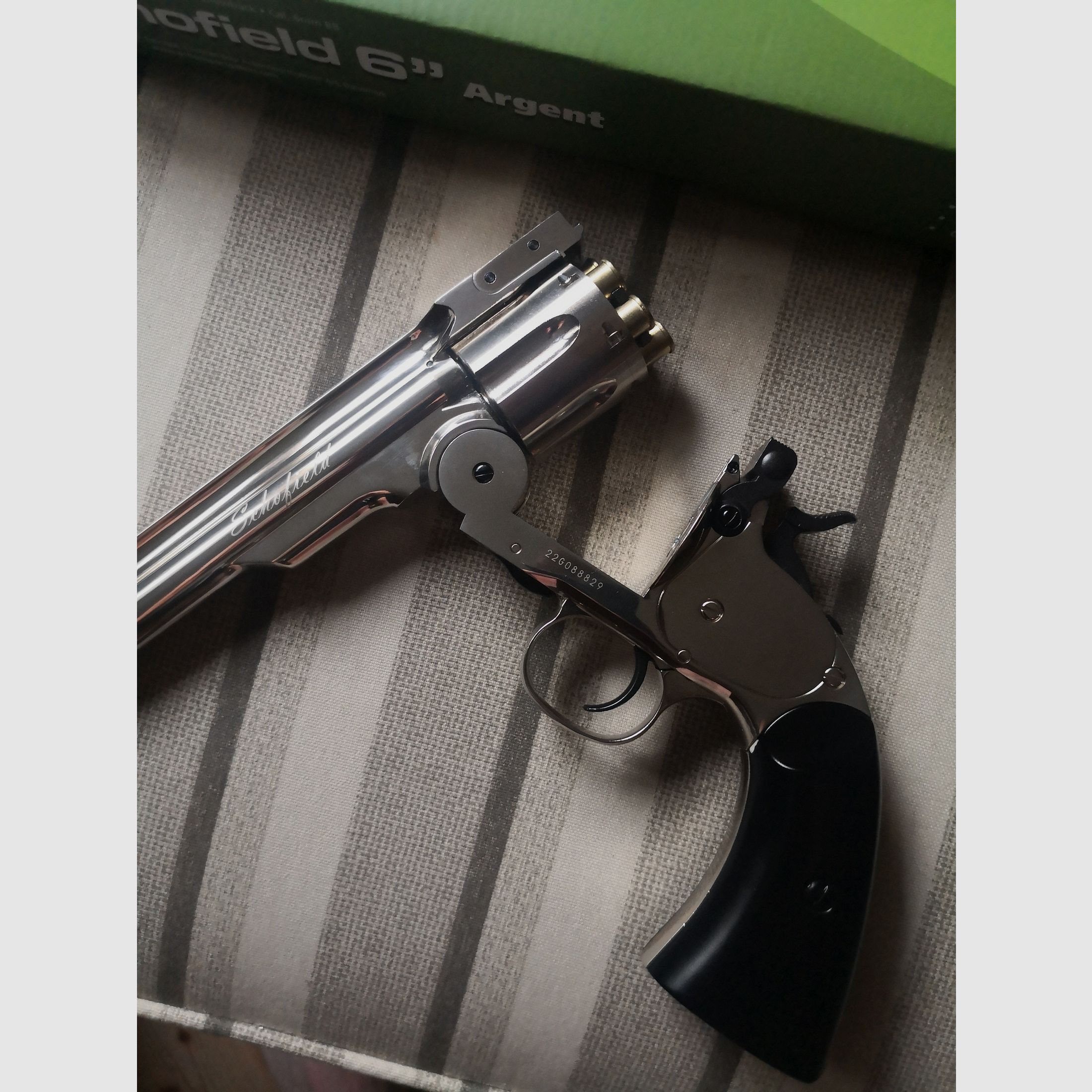 ASG Schofield Co2 Airsoft 6mm BB Revolver 6 Zoll