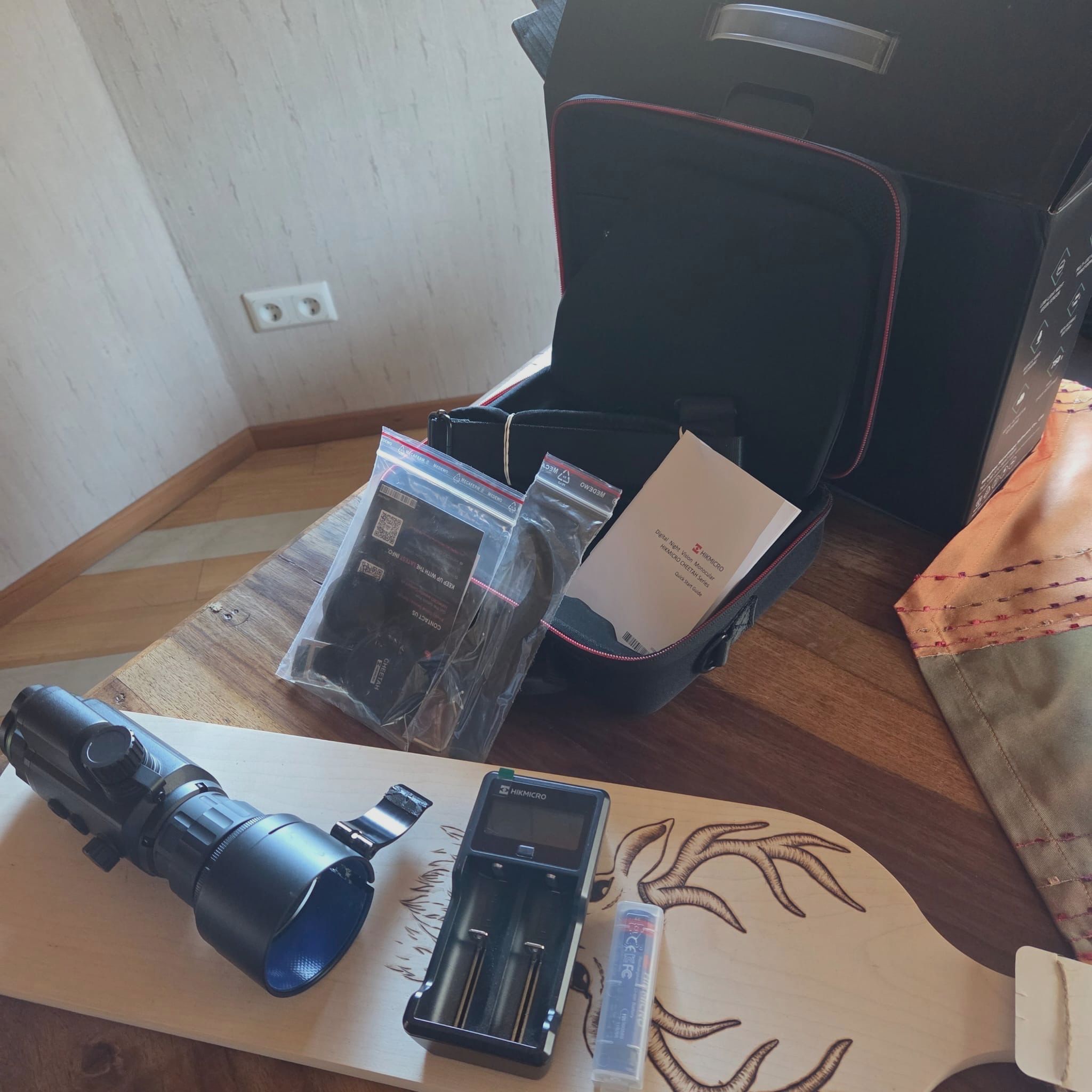 HikMicro Cheetah C32 IR 940nm mit Klemmadapter