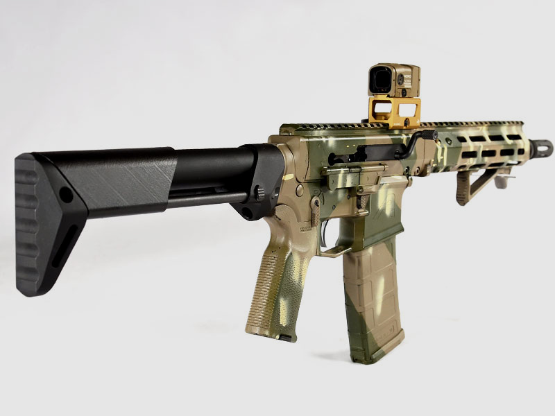 Schmeisser AR15 składany CSS stock, zestaw kompletny