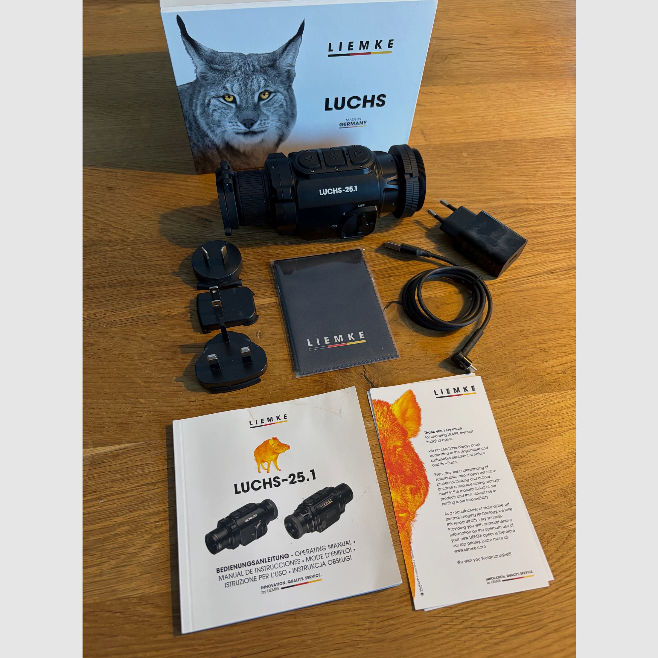 Liemke Luchs 25.1 thermal imaging attachment