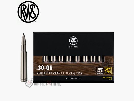 20 cartuchos RWS cal. 30-06 165gr Speed Tip Pro Short Rifle