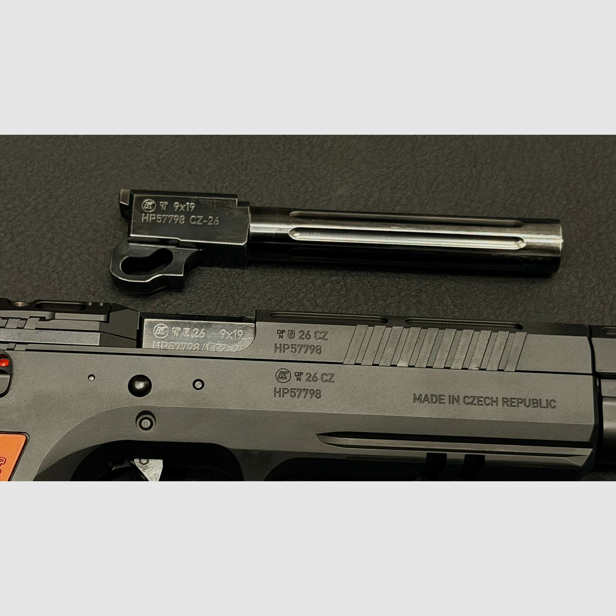KMR W-02 Spectra OR 9mmLuger SA/DA | 5" pulgadas incluido 6" cañón intercambiable | IPSC | DSB | conjunto combinado, imagen 8 de 12