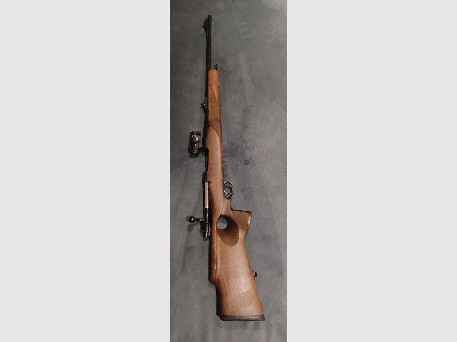 Carabine à répétition mod. 98 avec crosse perforée et Aimpoint Micro H2