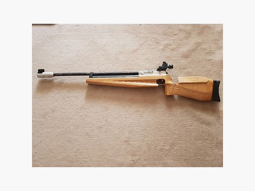 Feinwerkbau 601 (FWB601) Matchluftgewehr, verstellbare Schaftbacke, -kappe, Diopter,