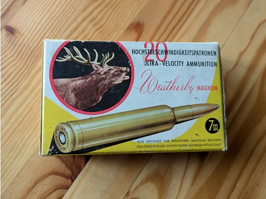 Oryginalny - Weatherby - Nabojów kaliber 7 mm W. Magnum