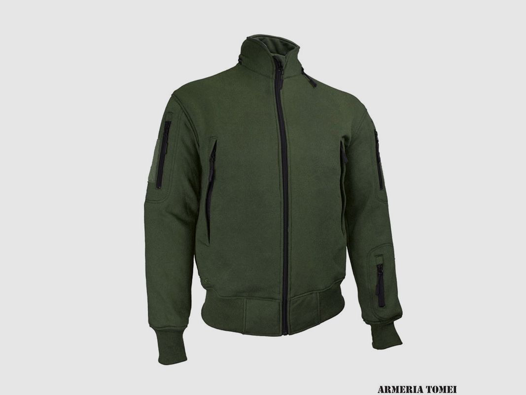 NERG OPENLAND – FLEECE SKY JACKET OD Green, image 1 of 2
