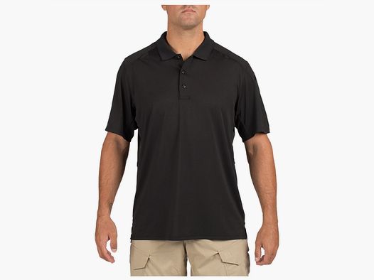 5.11 Tactical Poloshirt Helios - Zwart / 3XL